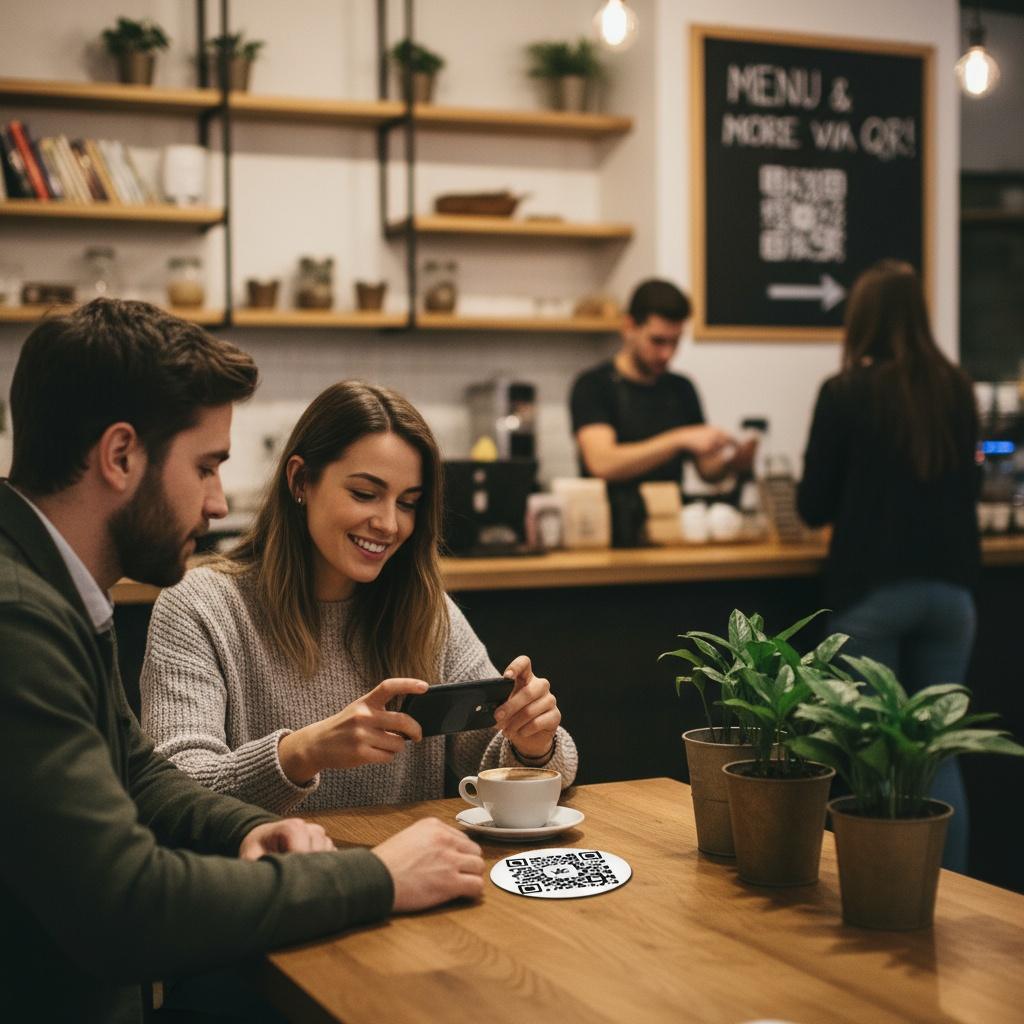 Enhancing Customer Experience in Cafés with QR Codes