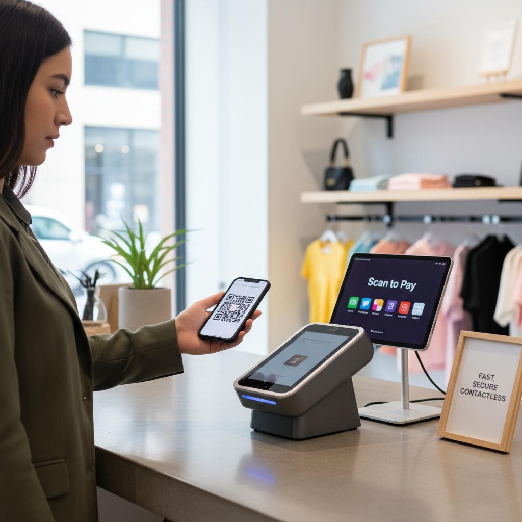 QR Codes for Contactless Payments in Retail Stores