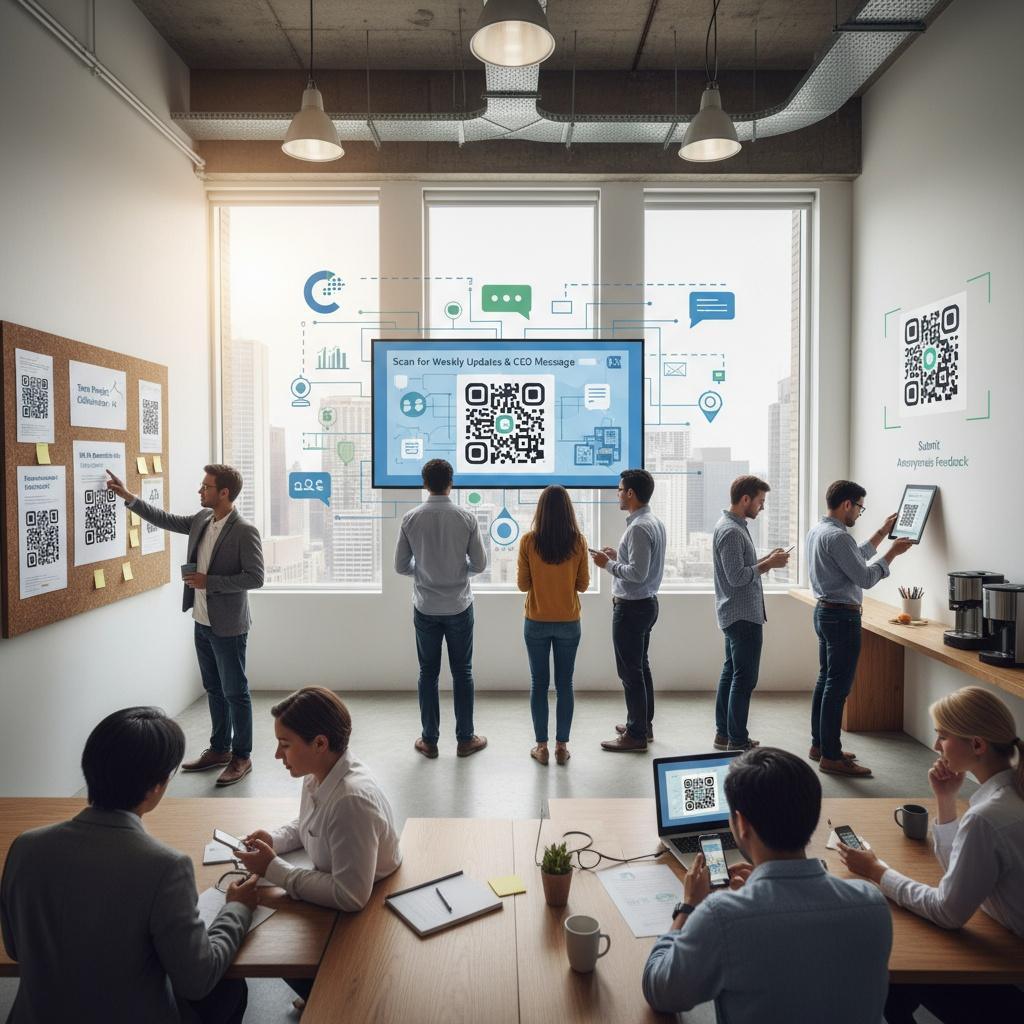 How QR Codes Improve Internal Communication in Companies