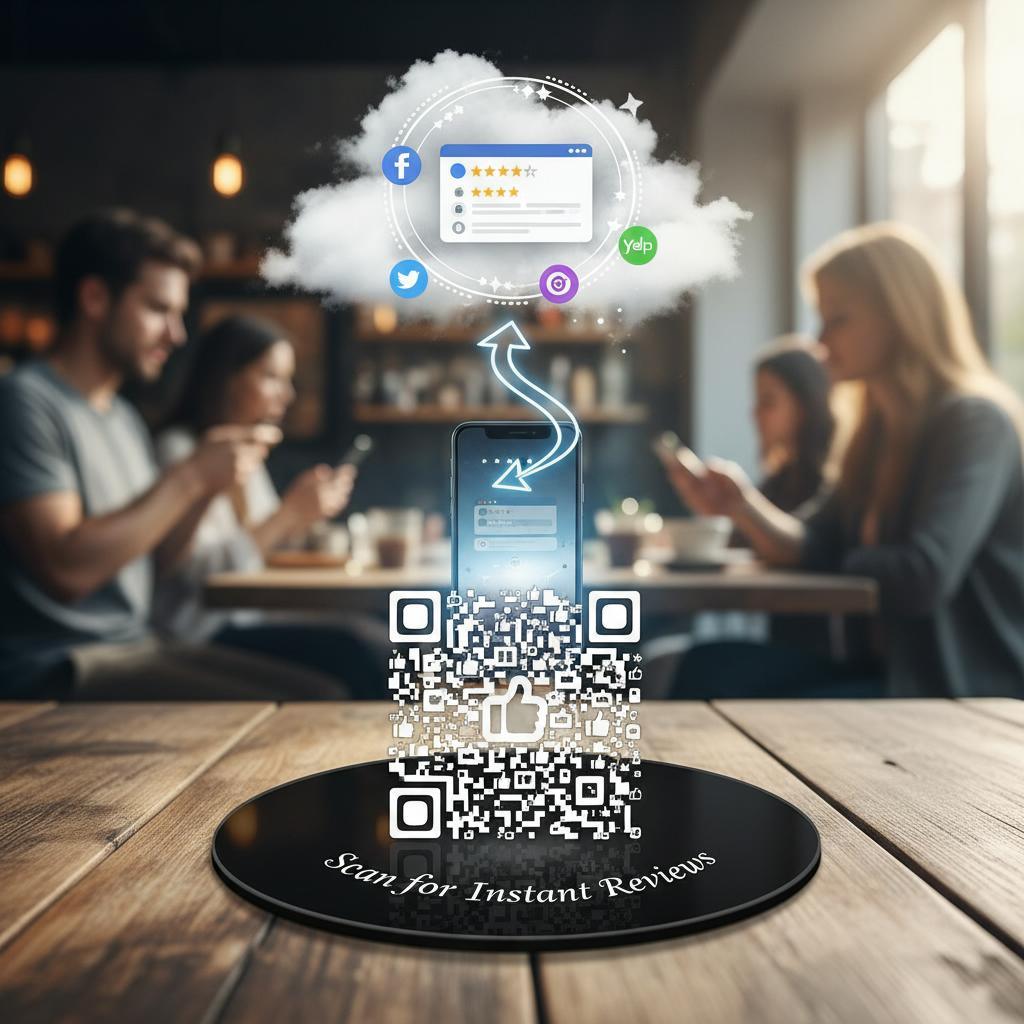 QR Codes That Drive Traffic to Online Reviews
