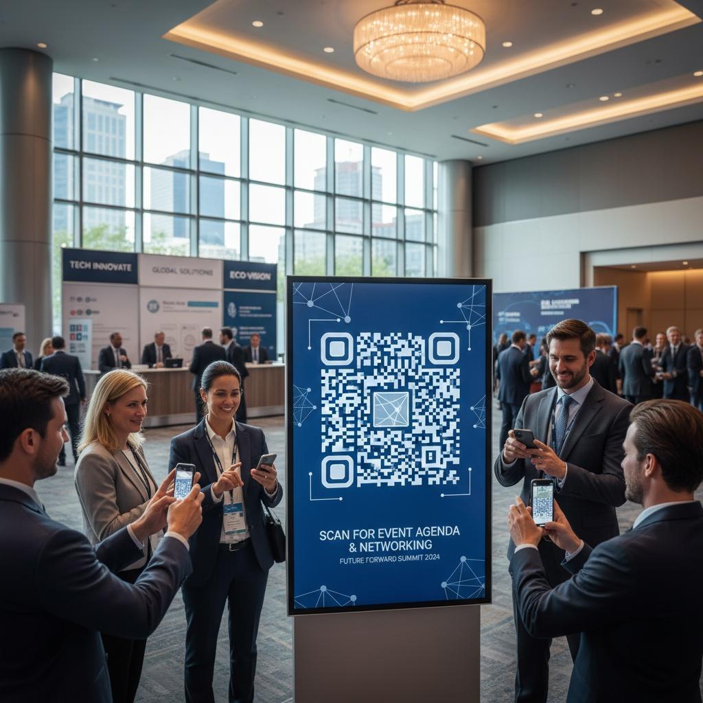 QR Codes for Corporate Events and Conferences