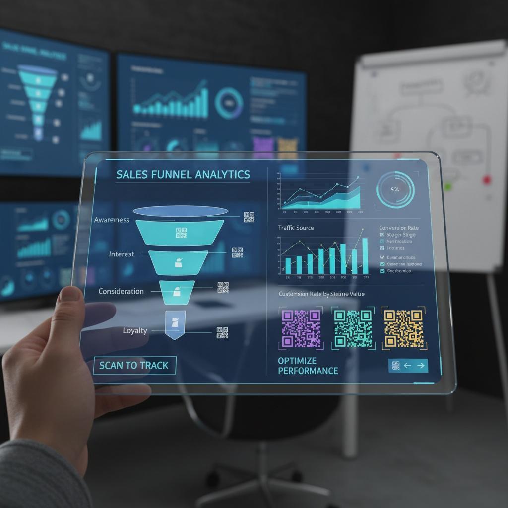 QR Codes for Tracking and Analyzing Sales Funnel Performance
