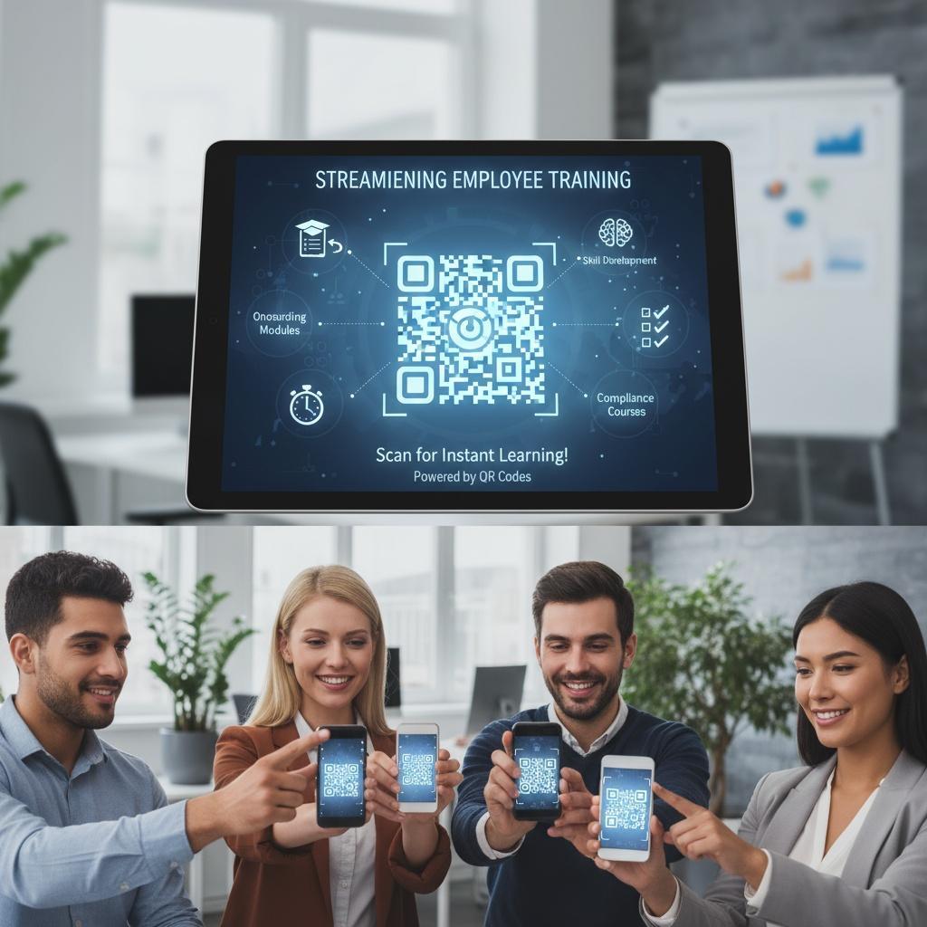 Streamlining Employee Training with QR Codes