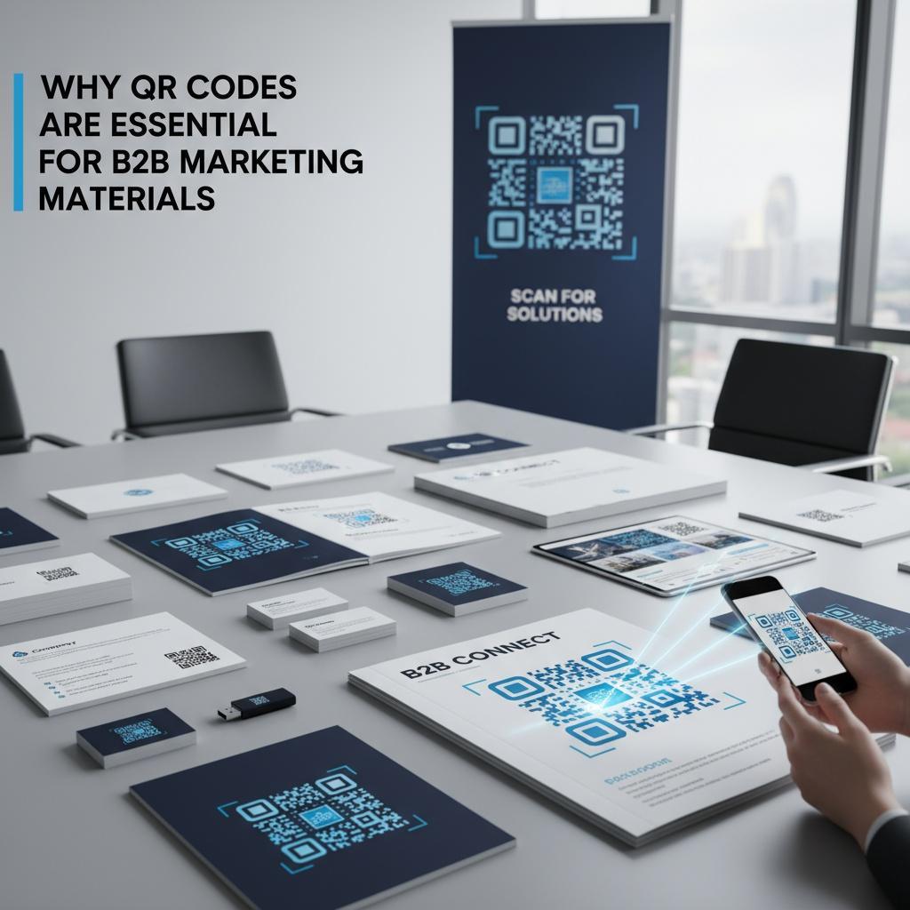 Why QR Codes Are Essential for B2B Marketing Materials