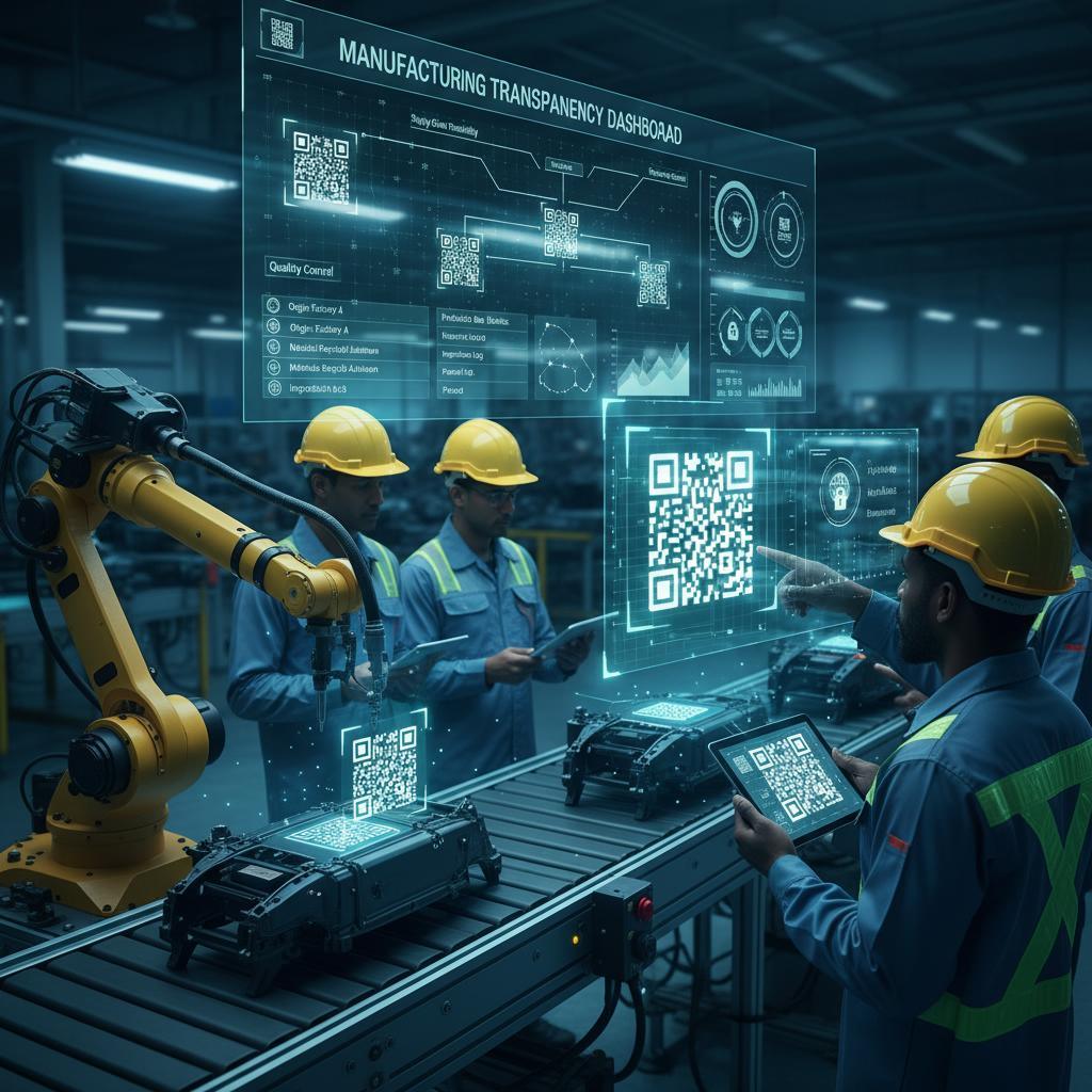 Enhancing Manufacturing Transparency with QR Codes